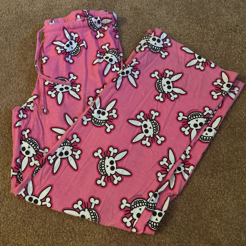 Its Happy Bunny Y2K PJ pants S